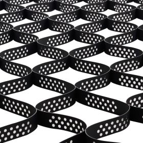 Ground Grid 2-Inch Depth Geocell Grid 32.81x9.84 FT / 10000x3000 mm for Gravel
